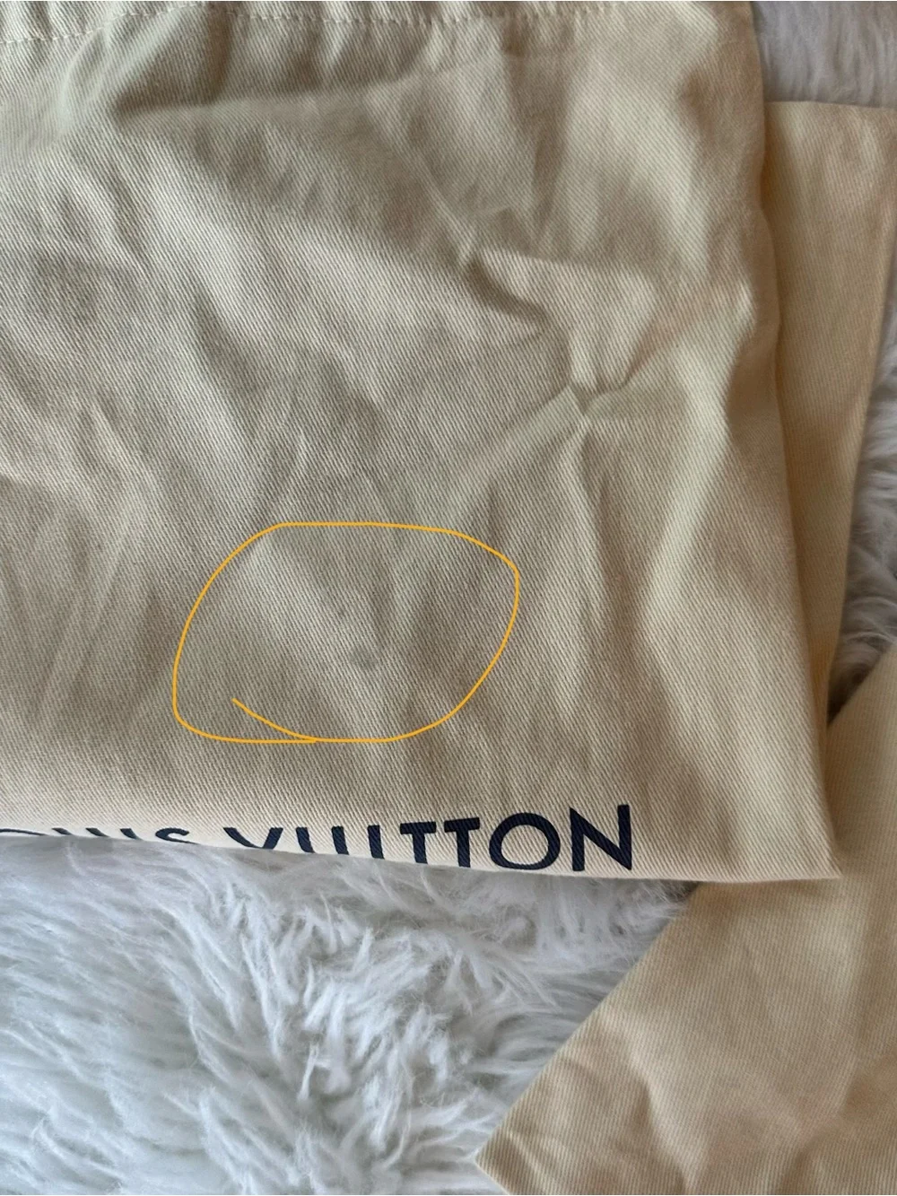 Empty Louis Vuitton Box + 2 Dust Bags